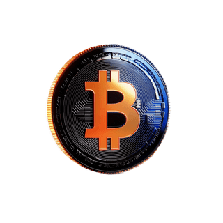 Floating card displaying cryptocurrency market data analytics visualization